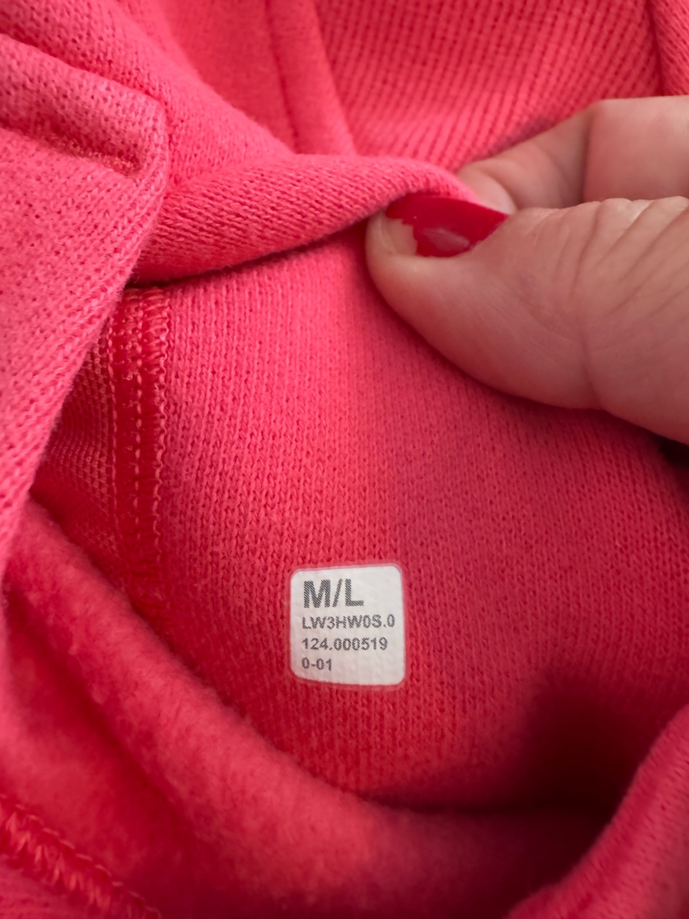 Lululemon Scuba Oversized Funnel-Neck Half Zip Coral Pink Gold Medium Large - Picture 11 of 12